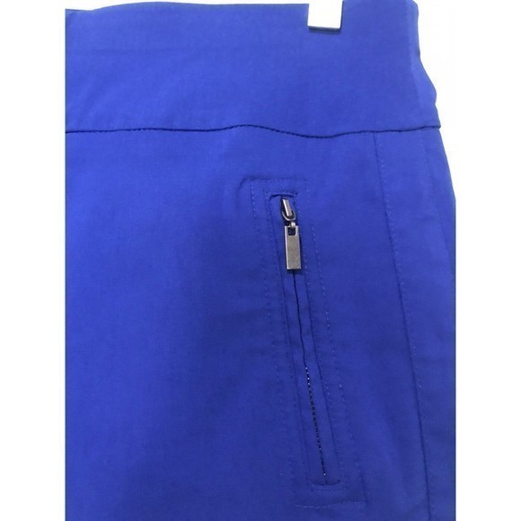INC International Concepts Blue Women's Zip Pocket Ankle Pants, Size‎ 6 - Picture 5 of 8